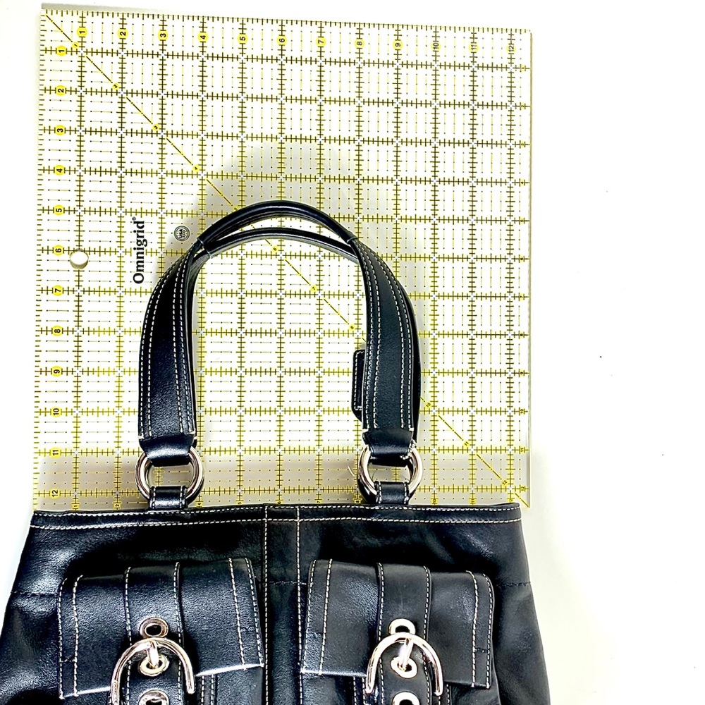 NWOT Black Bucket Leather Coach bag - Picture 7 of 11